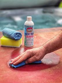 img 2 attached to 🔥 Quick N Brite Heavy Duty Hot Tub Cleaner: Powerful Spa Cleaning Solution for Jetted Tubs, Whirlpools, Fiberglass & More - Includes Sponge and Cloth, 32 oz, 1-Pack