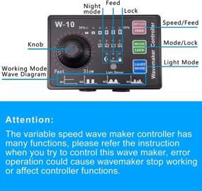 img 2 attached to 🐠 Enhance Your Aquarium with DOMICA Aquarium Wave Maker Power head: Perfect for 10 to 50 Gallon Fresh or Saltwater Tanks!