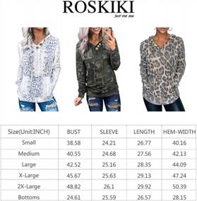 img 1 attached to ROSKIKI Women'S Hooded Long Sleeve Sweatshirt With Kangaroo Pocket - Casual Tunic Top In Gray (Size S)