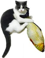 🐟 s-lifeeling interactive fish cat toy | realistic plush simulation doll fish | cat kicker toy for funny pet play | chew, bite, and kick supplies logo