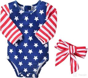 img 4 attached to 👶 Aalizzwell Baby Girls Long Sleeve One Piece Swimsuit for Better Sun Protection