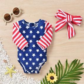 img 2 attached to 👶 Aalizzwell Baby Girls Long Sleeve One Piece Swimsuit for Better Sun Protection