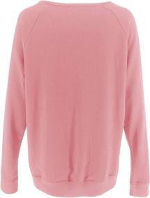img 1 attached to Women'S Casual Crew Neck Sweatshirts: PRETTODAY Long Sleeve Solid Tunic Tops Loose Pullovers