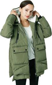 img 4 attached to PLIDINNA Womens Thickened Winter Hooded Women's Clothing via Coats, Jackets & Vests