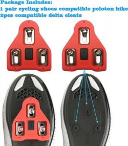 img 2 attached to Women's Cycling Shoes for Peloton Bike: Compatible with SPD SL Delta Cleats