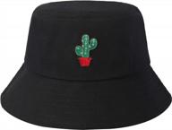 get trendy with zlyc's embroidered unisex bucket hat for summer logo