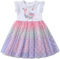 dxton litter dresses sleeves birthday girls' clothing : dresses логотип