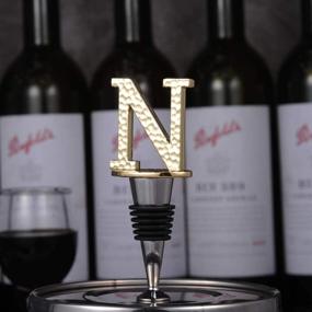 img 2 attached to Add Elegance And Utility To Your Parties With Miicol Monogram Wine Stoppers - Choose Your Initial From A To Z!