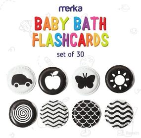 img 3 attached to Merka Baby Bath Flashcards High Contrast