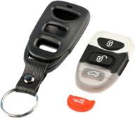 🔒 enhanced security: hyundai elantra sonata/kia forte optima spectra keyless entry remote in durable case shell logo