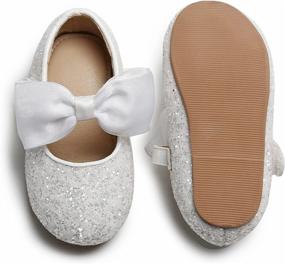 img 2 attached to 👗 Adorable Ballet Dress for Toddler Girls with Chic Flats