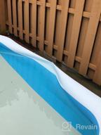 img 1 attached to Full-Sized Inflatable Swimming Pool For Family Fun - Heavy Duty Above Ground Pool For Kids, Adults, And Outdoor Backyard Pool Parties - 118” X 72” X 22” By QPAU review by Christopher Gotcher