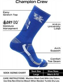 img 2 attached to University Of Kentucky Wildcats Champion Crew Socks - NCAA Approved Fan Gear