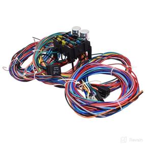 img 3 attached to 💡 12-Circuit Standard Universal Wiring Harness Kit for Muscle Car, Hot Rod, Street Rod - A-Team Performance XL Wire Cable