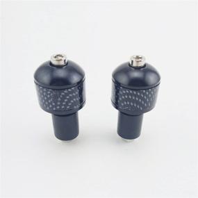 img 3 attached to 🏍️ Carbon Fiber Look Motorcycle Bar Ends Handlebar Grips Plugs - Fits Kawasaki Suzuki Yamaha Ducati Triumph (Black) - OKSTNO 7/8