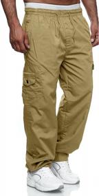 img 2 attached to Get Ready For Adventure With WATERWANG Men'S Cargo Pants: Durable And Efficient For Hiking, Fishing, And Travel