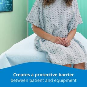 img 1 attached to Avalon Papers Single-Use Medical Equipment Drape, Blue, 40" X 90" (Pack Of 50) - Stretcher Sheet Or Treatment Table Coverr - Fluid And Barrier Protection - Tissue/Poly - Medical Supplies (359)