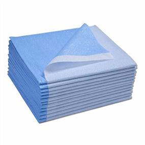 img 4 attached to Avalon Papers Single-Use Medical Equipment Drape, Blue, 40" X 90" (Pack Of 50) - Stretcher Sheet Or Treatment Table Coverr - Fluid And Barrier Protection - Tissue/Poly - Medical Supplies (359)