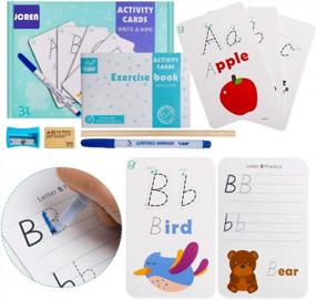 img 4 attached to Расширьте знания азбуки и слов вашего ребенка с помощью карточек с алфавитом JCREN и набора обучающих игрушек