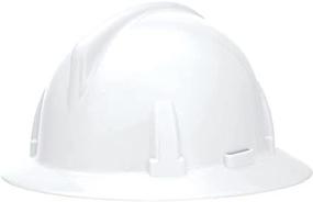 img 3 attached to Stay Safe On The Job With MSA Topgard Full Brim Hard Hat - Non-Slotted With Elevated Temperature Resistance
