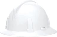 stay safe on the job with msa topgard full brim hard hat - non-slotted with elevated temperature resistance logo