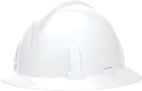 img 4 attached to Stay Safe On The Job With MSA Topgard Full Brim Hard Hat - Non-Slotted With Elevated Temperature Resistance