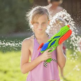 img 2 attached to Unleash Summer Fun With MOZOOSON 3X Water Gun For Kids And Adults - Perfect For Swimming Pool Parties And Beach Water Fights!