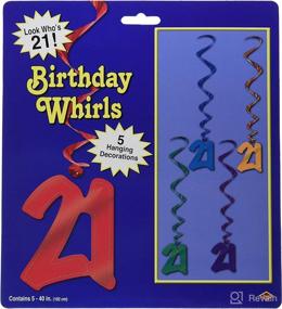 img 3 attached to Vibrant and Dazzling: 21 Whirls (assorted colors) Pack of 5