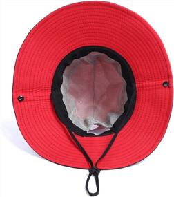 img 1 attached to Women'S Sun Hats With Wide Brim, Mesh, Boonie Style - Perfect For Beach, Fishing & UV Protection