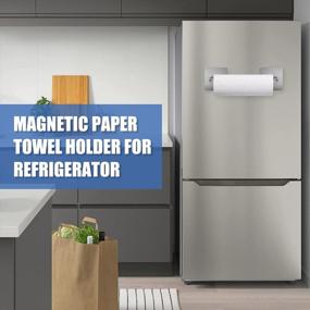 img 2 attached to Magnetic Paper Towel Holder For Easy Access Anywhere - Enkrio'S Versatile Solution