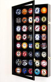 img 3 attached to 40 Hockey Puck Display Case Cabinet Holder Rack 98% UV