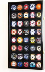 img 4 attached to 40 Hockey Puck Display Case Cabinet Holder Rack 98% UV