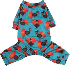 img 4 attached to 🦃 Lamphyface Thanksgiving Dog Pajamas: Cozy Pet Costume Apparel for the Holiday Season