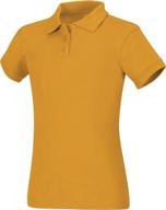 🍊 orange medium girls' clothing - tops, tees & blouses with classroom interlock sleeve логотип