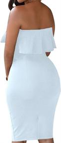 img 2 attached to Eiffel Womens Shoulder Two Piece XX Large Women's Clothing - Dresses