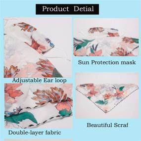 img 2 attached to 🧣 Chiffon Bandanas for Women: Protective Accessories for Outdoor Activities - Scarves & Wraps