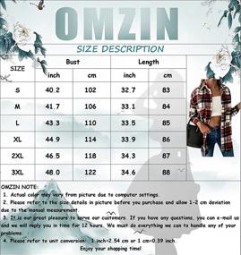 img 2 attached to OMZIN Button Down Outwear Shacket XL Women's Clothing ~ Coats, Jackets & Vests