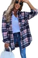 omzin button down outwear shacket xl women's clothing ~ coats, jackets & vests logo