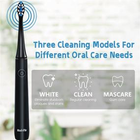 img 3 attached to 🦷 Superior Performance: Bahfir Electric Toothbrush - Waterproof Toothbrushes