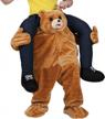 ride on teddy bear costume for halloween party fancy dress logo