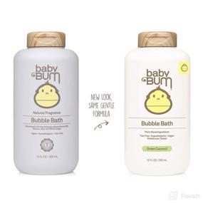 img 2 attached to 👶 Gentle Baby Bum Bubble Bath: Tear Free, Vegan Formula with White Ginger for Sensitive Skin - 12 FL OZ