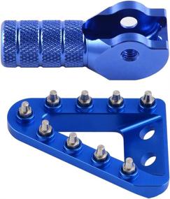 img 1 attached to NICECNC Blue Brake Pedal Plate Shift Lever Tip Head Compatible With KTM 250/350/450 Factory Edition 2015 250-450 SXF/XCF 2016