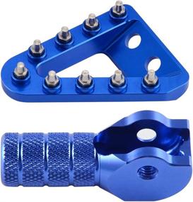 img 3 attached to NICECNC Blue Brake Pedal Plate Shift Lever Tip Head Compatible With KTM 250/350/450 Factory Edition 2015 250-450 SXF/XCF 2016