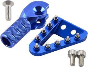 img 4 attached to NICECNC Blue Brake Pedal Plate Shift Lever Tip Head Compatible With KTM 250/350/450 Factory Edition 2015 250-450 SXF/XCF 2016