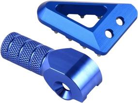 img 2 attached to NICECNC Blue Brake Pedal Plate Shift Lever Tip Head Compatible With KTM 250/350/450 Factory Edition 2015 250-450 SXF/XCF 2016