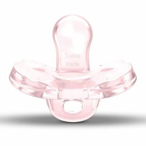 img 1 attached to Medela Baby Pacifier 0-6 Months Includes Sterilizing Case 2-Pack Soft Silicone BPA-Free Supports Natural Suckling Pink And Clear