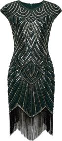 img 3 attached to BABEYOND Womens Flapper Dresses Fringed Women's Clothing : Dresses