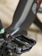 img 1 attached to Lightweight Nylon Fiber MTB Pedals: FOOKER 3 Bearing Non-Slip Bicycle Platform For BMX And 9/16"" Mountain Bikes review by Joseph Cvetkovic