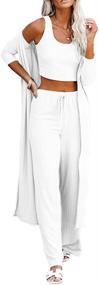 img 4 attached to Womens Lounge Kimono Jumpsuit Casual Women's Clothing : Lingerie, Sleep & Lounge