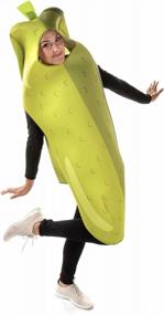 img 4 attached to Забавный и легкий костюм на Хэллоуин с фруктами и овощами - один размер подходит всем